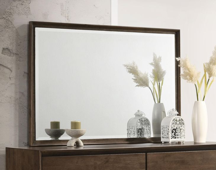 Glenwood Warm Brown Dresser Mirror