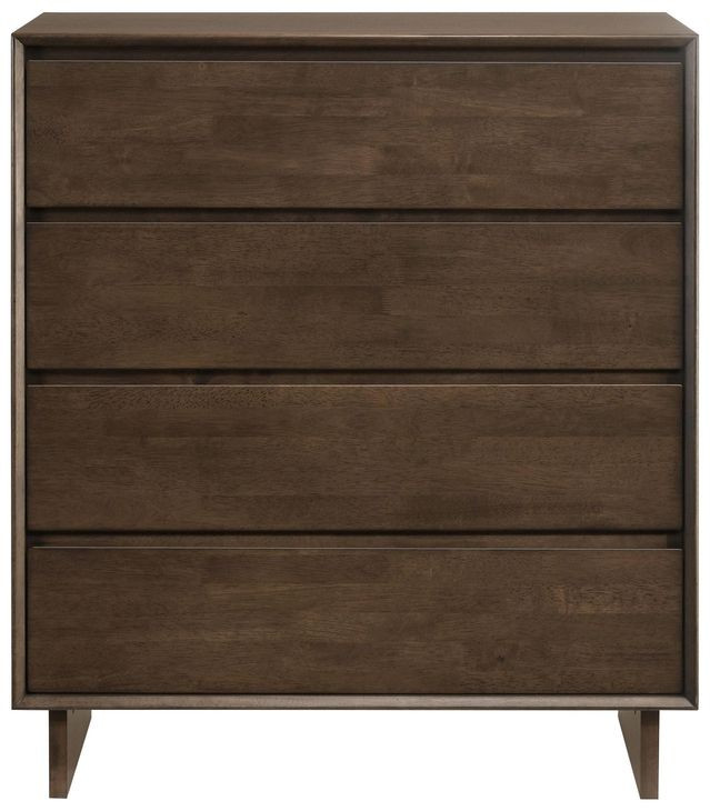 Glenwood Warm Brown 4 Drawer Chest