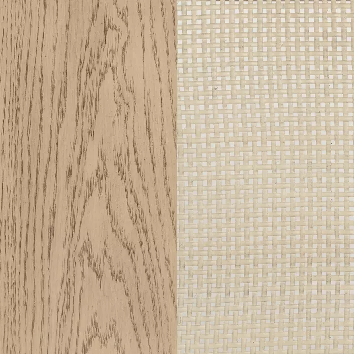 Kailani Beige Oak 2 Drawer Nightstand