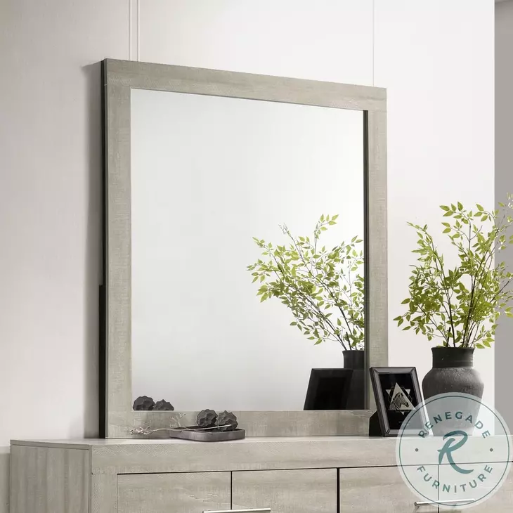 Trenton Rustic Cream Dresser Mirror