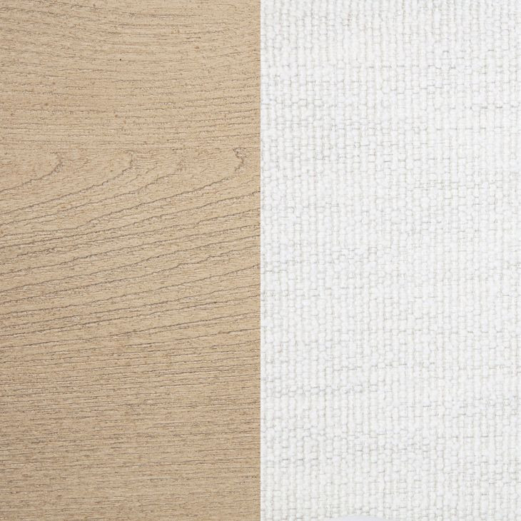 Ladera Light Elm and Cream California King Panel Bed