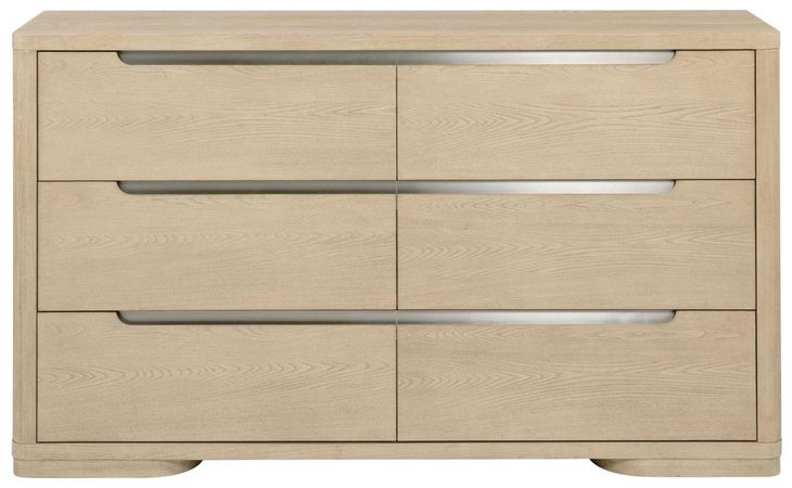 Ladera Light Elm 6 Drawer Dresser