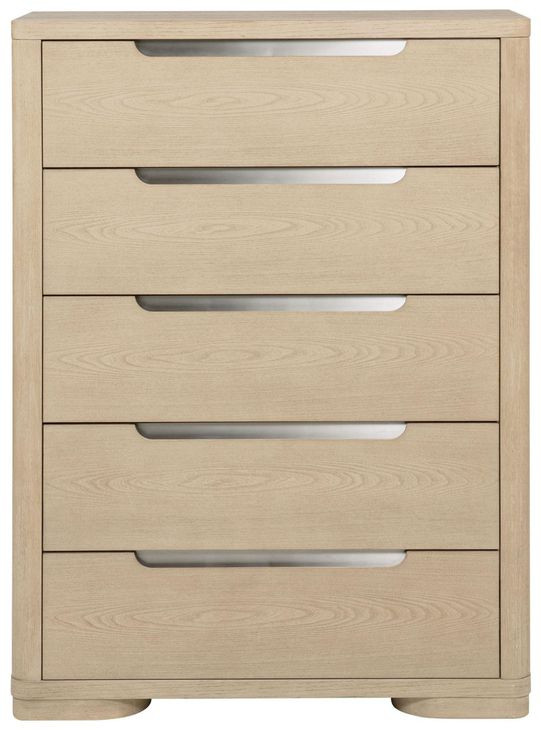 Ladera Light Elm 5 Drawer Chest