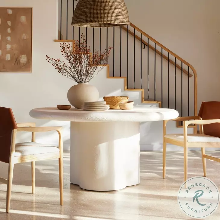 Grano Plaster Molded Concrete Dining Table