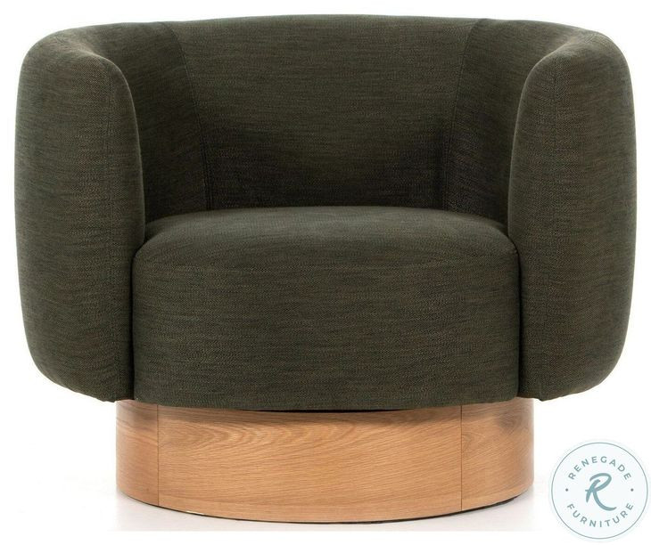 Calista Atlantis Moss Swivel Chair