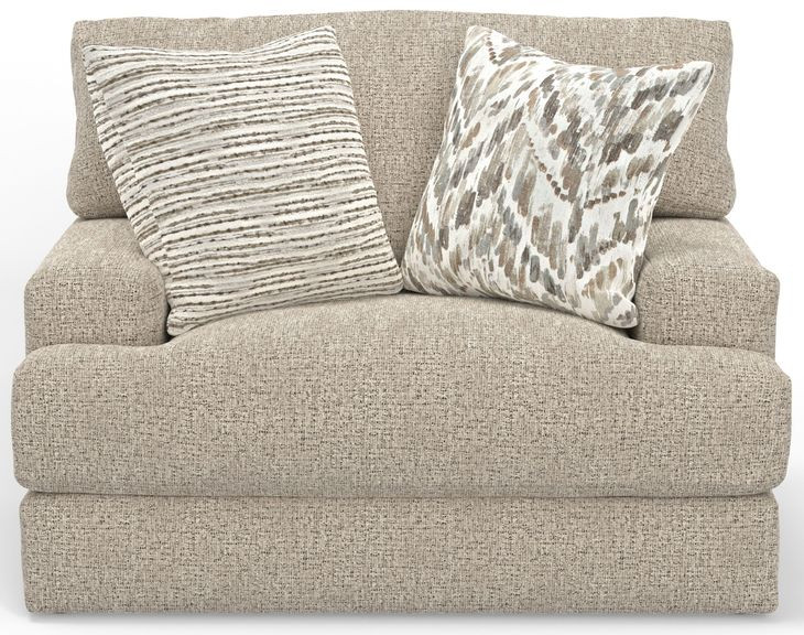 Brett Honey Chair and A Half with Cuddler Cushions