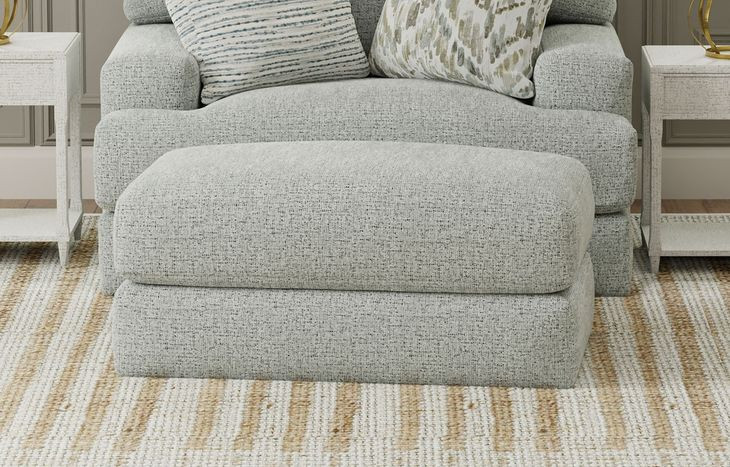 Brett Lotus Rectangular Ottoman