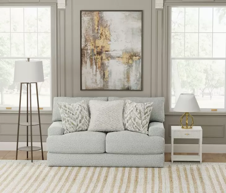 Brett Lotus 70" Loveseat with Cuddler Cushions