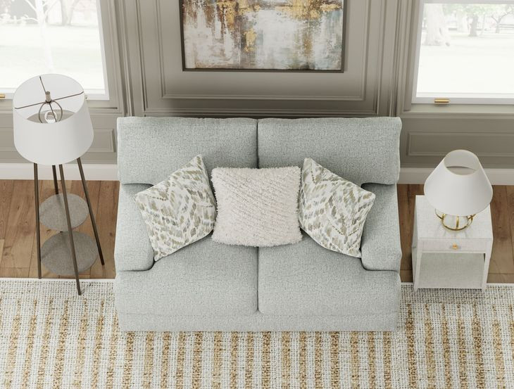 Brett Lotus Loveseat with Cuddler Cushions