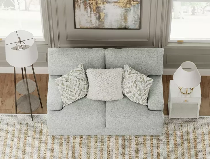 Brett Lotus 70" Loveseat with Cuddler Cushions
