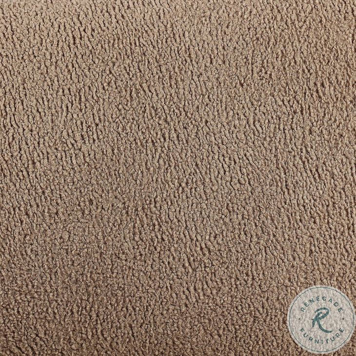 Lyla Sheepskin Camel 87" Upholstered Sofa