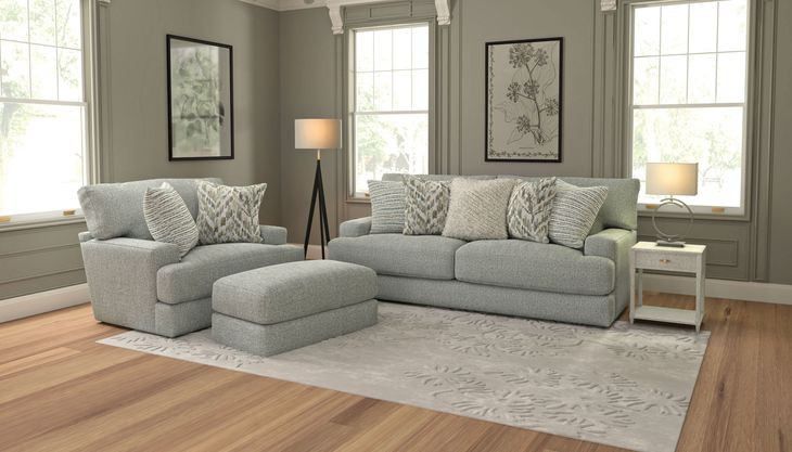 Brett Lotus 93" Sofa with Cuddler Cushions