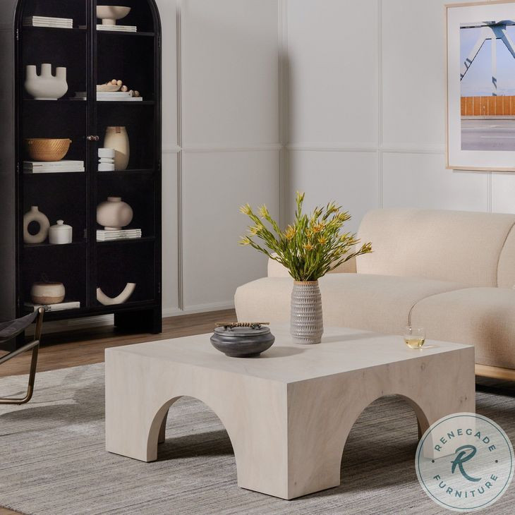 Fausto Bleached Guanacaste Coffee Table