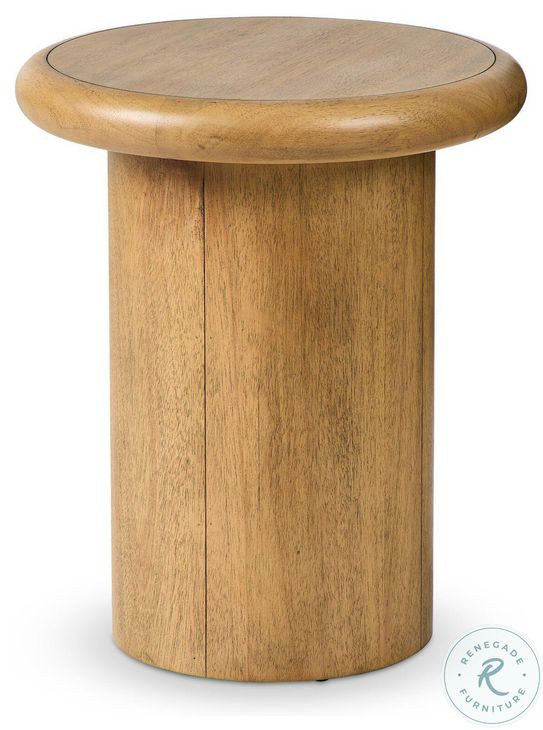 Zach Burnished Parawood End Table
