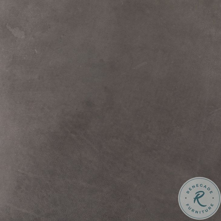 Monza Heritage Graphite Leather Dining Chair Set of 2