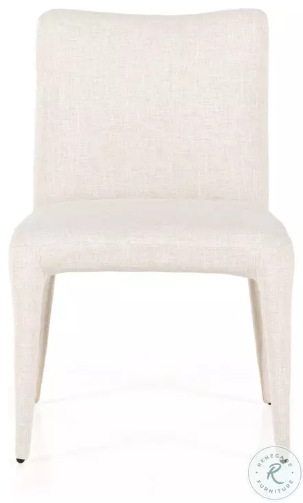 Monza Mixt Linen Natural Dining Chair Set of 2