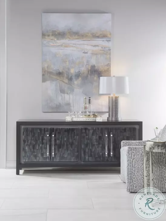 Signature Designs Dark Gray Bone Elation TV Stand