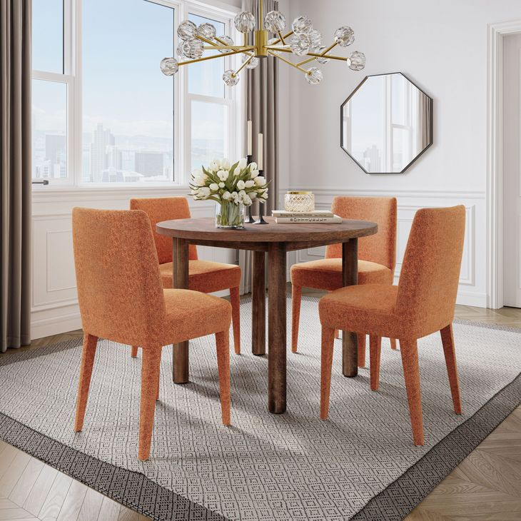 Bodhi Auburn Upholstered 5 Piece Dining Set