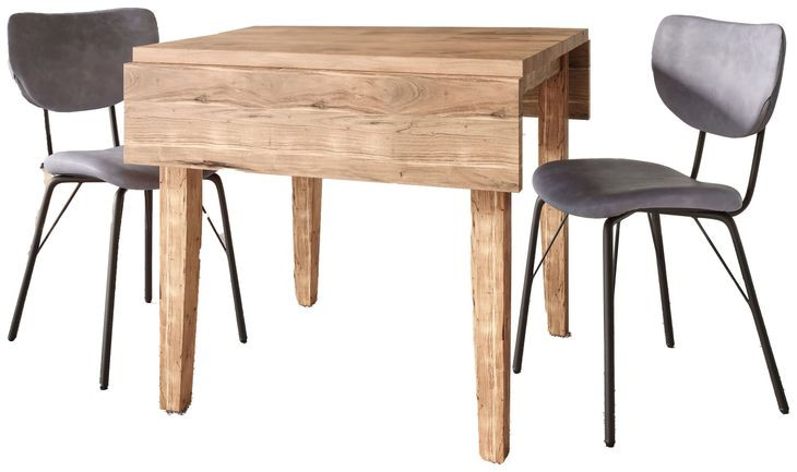 Colby Gray Extendable 3 Piece Dining Set