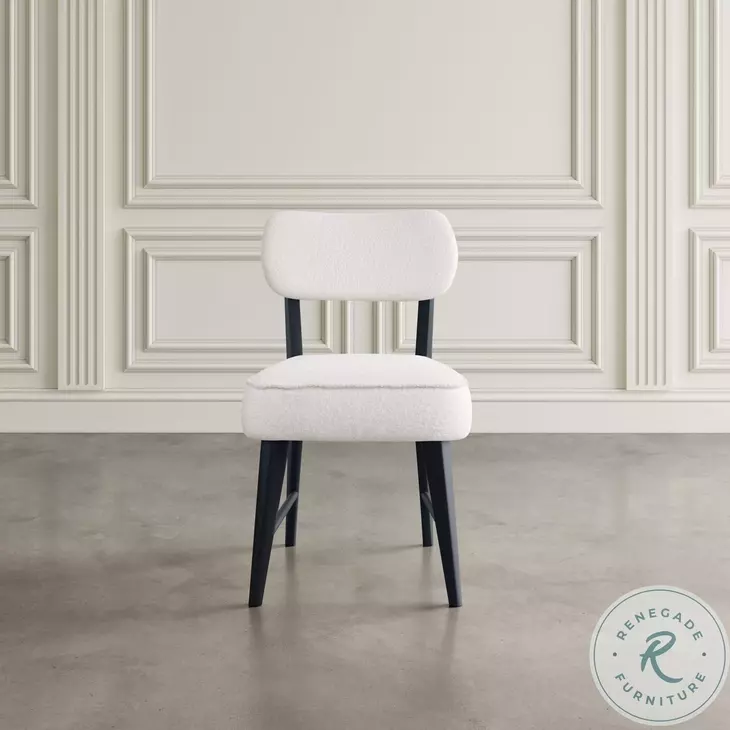 Wes Black Upholstery Dining Chair Set Of 2