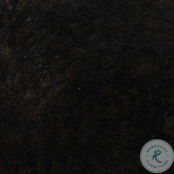 Simone Raw Black Oval Coffee Table