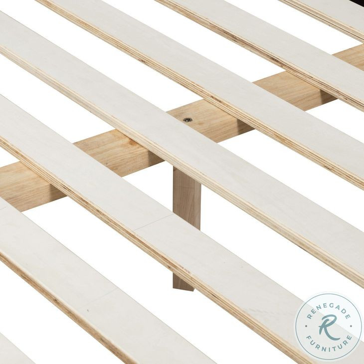 Emma Knoll Sand Performance Fabric Queen Upholstered Bed