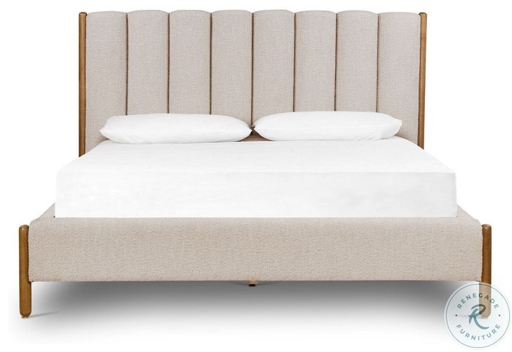 Emma Knoll Sand Performance Fabric Upholstered Bedroom Set