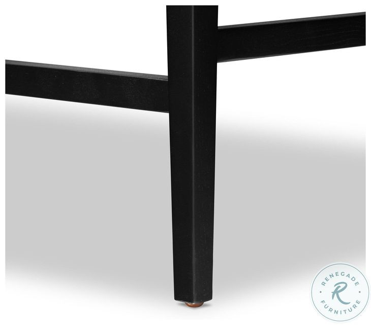 Ferris Gibson Black Performance Fabric Counter Height Stool