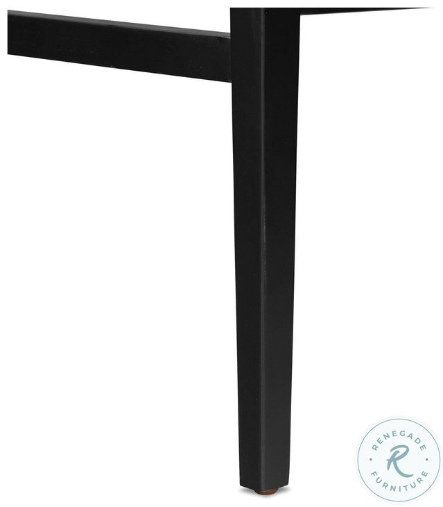 Ferris Gibson Black Performance Fabric Bar Stool