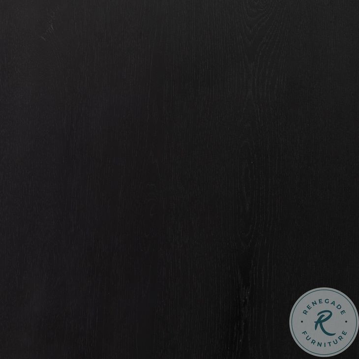 Humphrey Coal on Oak Round Coffee Table