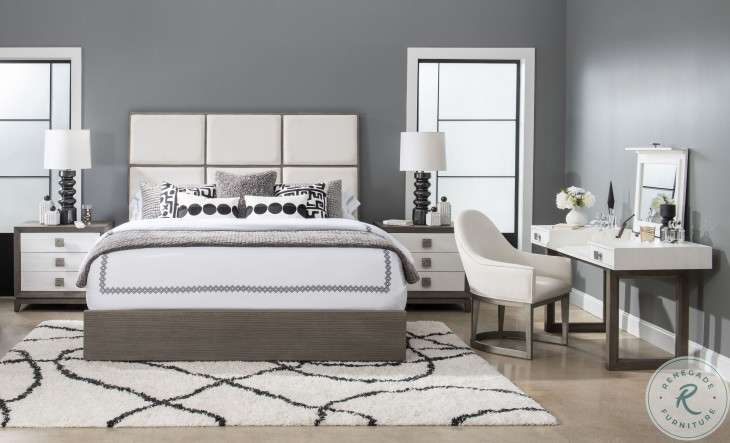 Terra Luna White Cloud And Nightfall Vanity Desk