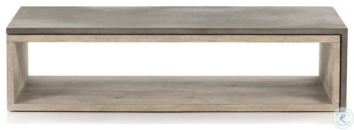 Faro Dark Grey Concrete Coffee Table