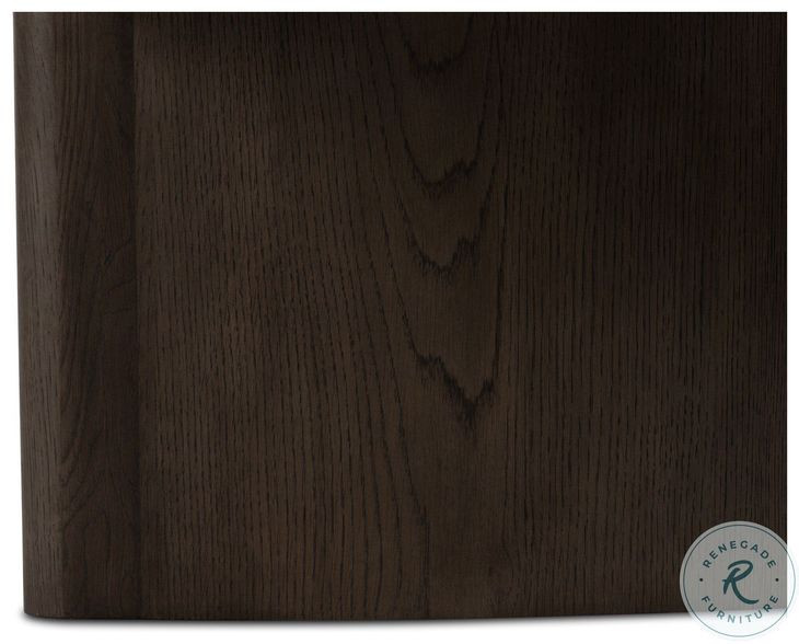 Toli Italian White Marble and Smoked Black Veneer Round Coffee Table