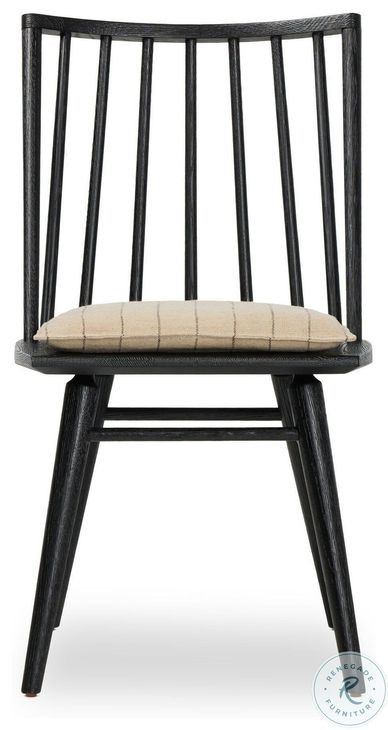 Lewis Black Oak Windsor Dining Chair Set of 2