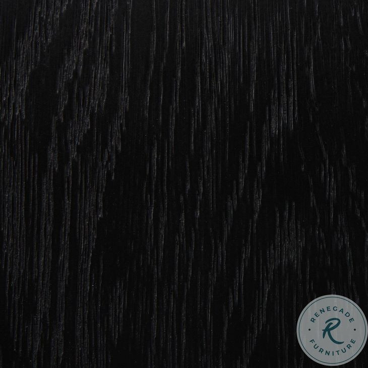 Lewis Black Oak Windsor Bore and Dowel Counter Height Stool