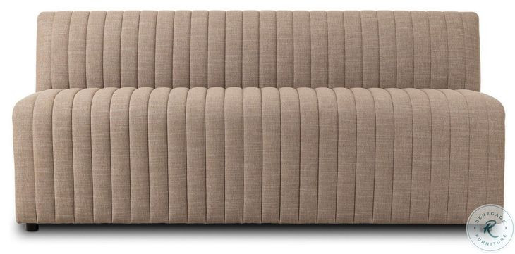 Augustine Crypton Nomad Taupe Performance Fabric 72" Dining Banquette