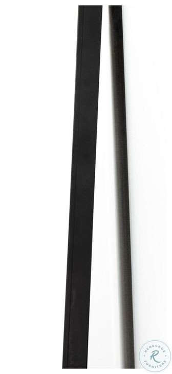 Jacques Gunmetal Irregular Floor Mirror