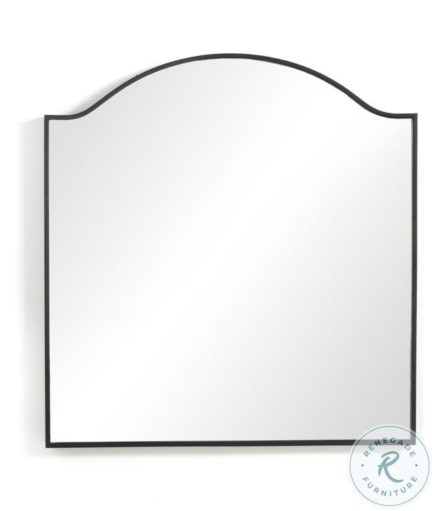 Jacques Gunmetal Irregular Mirror