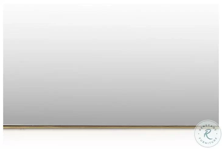Jacques Antique Brass Irregular Mirror