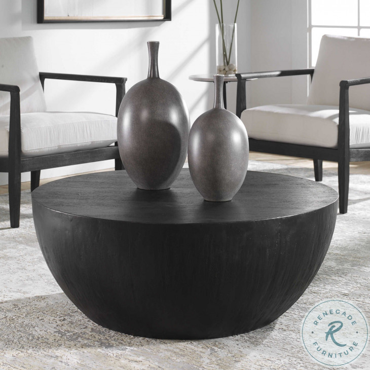 Lark Ebony Cocktail Table From Uttermost | Coleman Furniture
