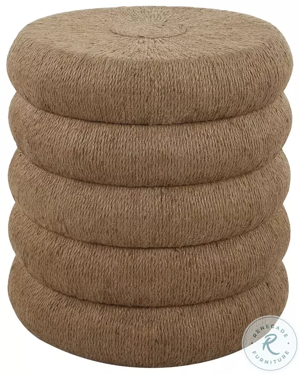 Thaddeus Natural Braided Rope Side Table