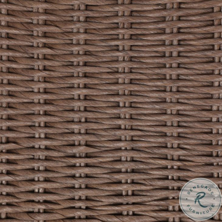 Portia Tanned Weave 24" Outdoor Chaise