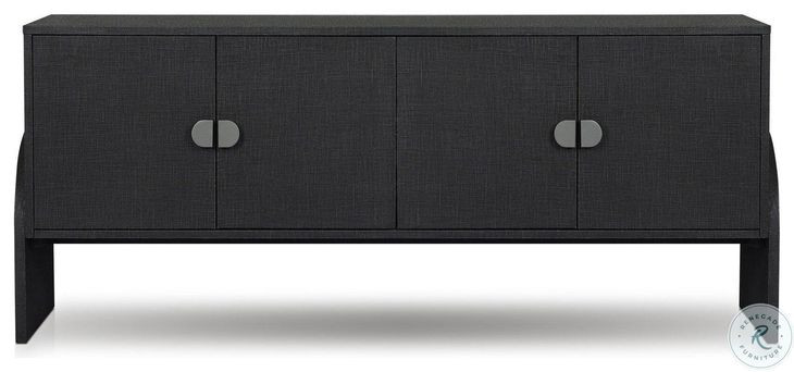 Cressida Black Linen 4 Door Sideboard