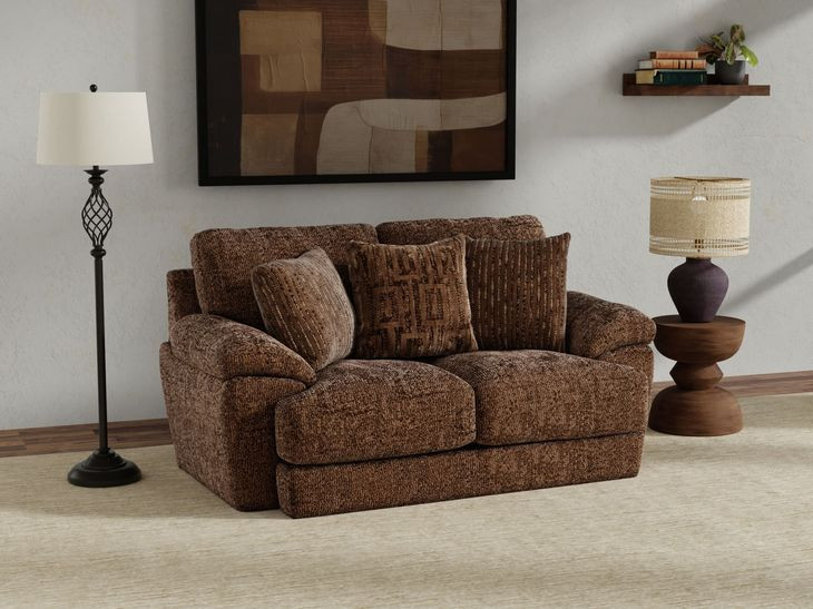 Jaden Cocoa 74" Loveseat