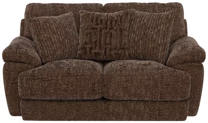 Jaden Cocoa 74" Loveseat