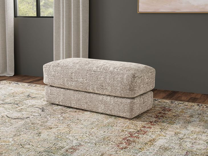 Jaden Steel Upholstered Rectangular Ottoman