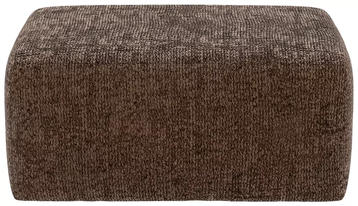 Jaden Cocoa Upholstered Square Cocktail Ottoman