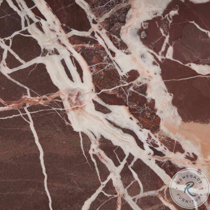 Arum Merlot Marble End Table