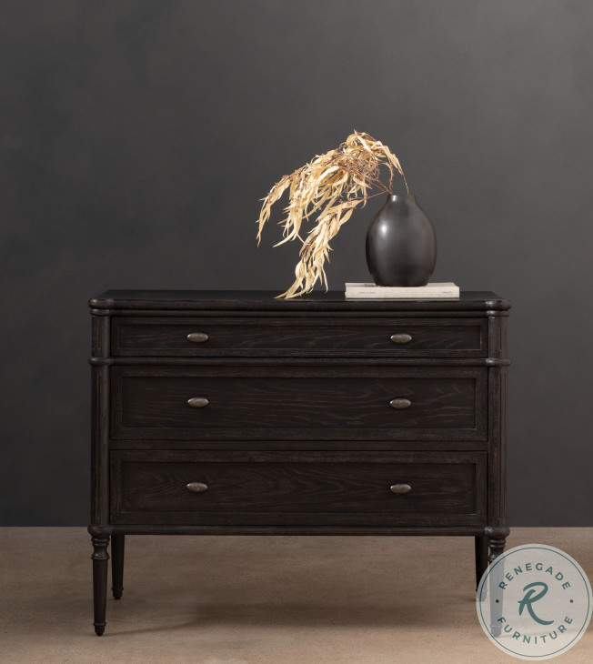 Distressed Chest Solid Toulouse Distressed Black Chest from Four Hands | Coleman Furniture