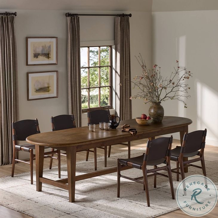 Alfie Waxed Pine 110" Dining Table